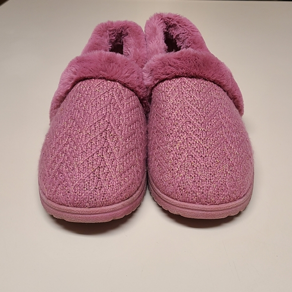 SKECHERS Sparkle Cozy Lite faux fur slippers size 12 - Picture 3 of 10